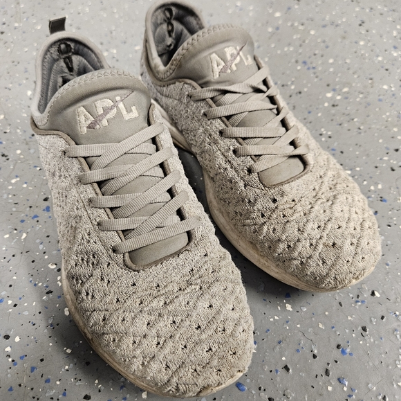APL Light Gray Athletic Shoes - Picture 1 of 3